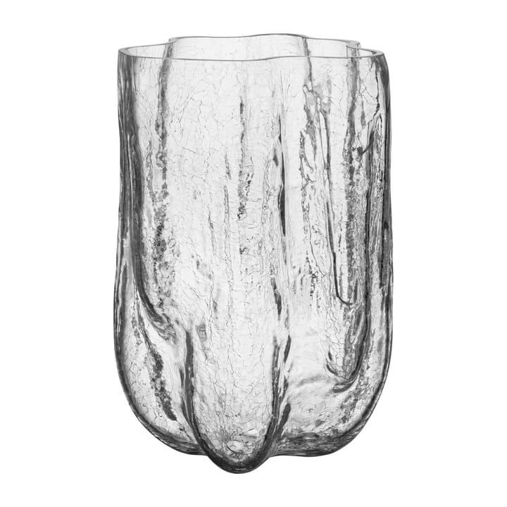 Crackle vase 370 mm - Klar - Kosta Boda