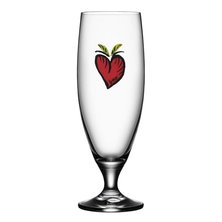 Friendship ølglas 50 cl - hearts - Kosta Boda