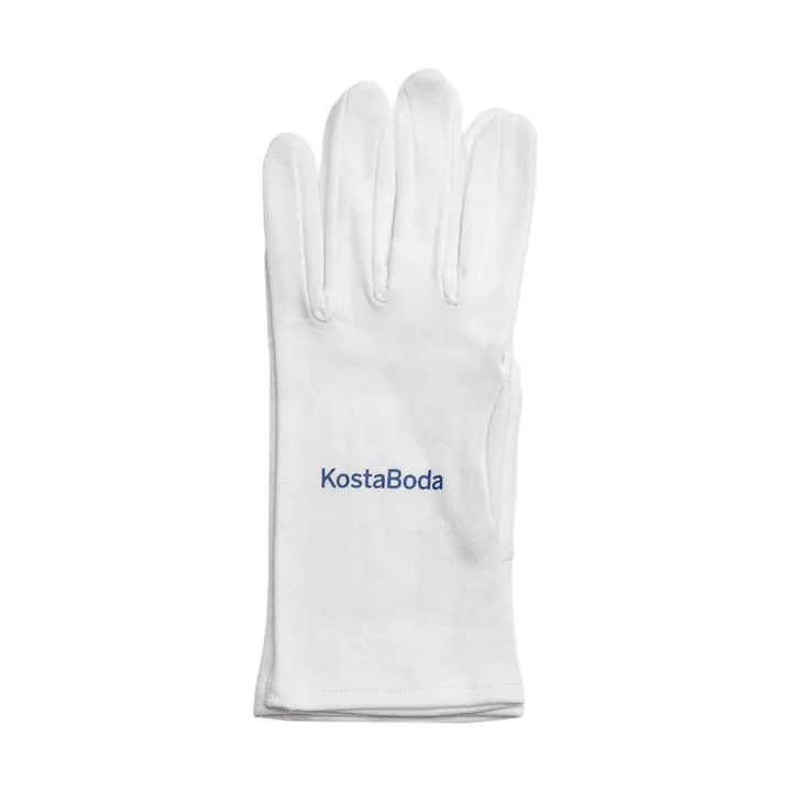 Kosta Boda glass care handske - Hvid, large - Kosta Boda