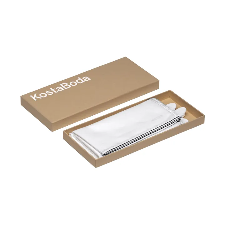 Kosta Boda glass care set box - Hvid, large - Kosta Boda