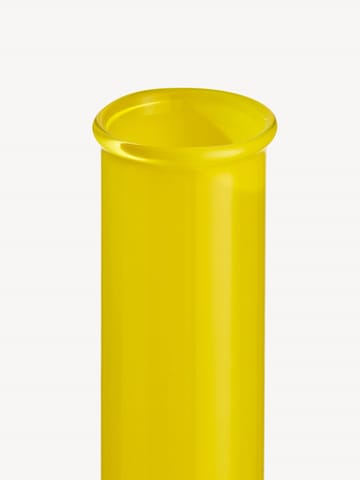 Lab rund flaske vase 31,5 cm - Gul - Kosta Boda