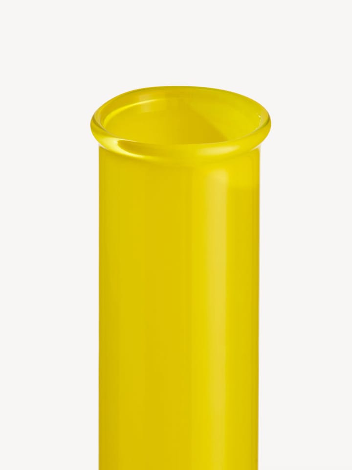 Lab rund flaske vase 31,5 cm, Gul Kosta Boda