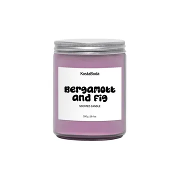 Mind duftlys - Bergamott & Fig, 550 g - Kosta Boda
