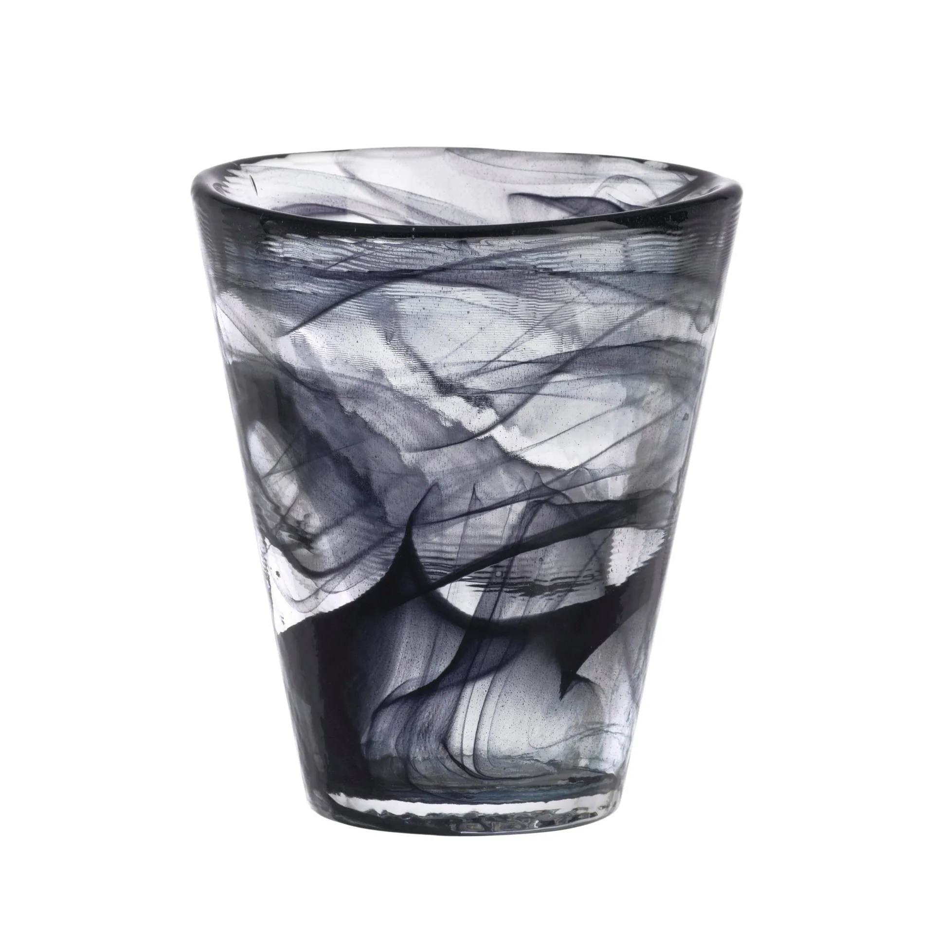 Mine glas, sort Kosta Boda