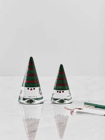 Noel nisse - Grøn, 15 cm - Kosta Boda