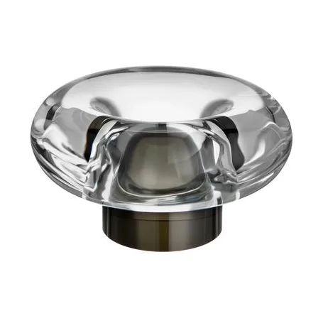 Kosta Boda Orion fyrfadsstage Ø11x6,3 cm Grå