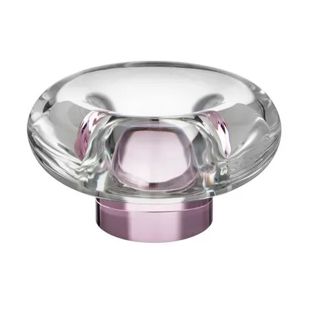 Kosta Boda Orion fyrfadsstage Ø11x6,3 cm Pink