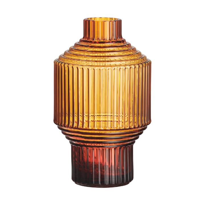 Pavilion vase Ø80x134 mm - Mørk rav - Kosta Boda