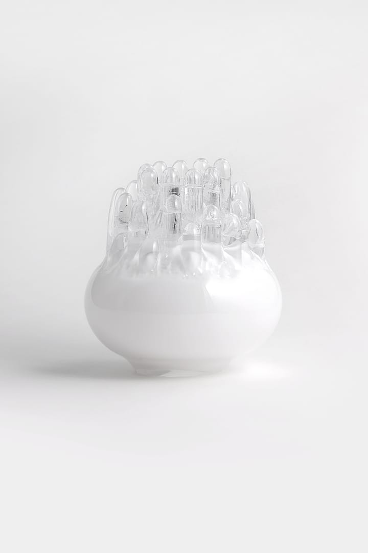 Polar lysholder 200 mm - Hvid - Kosta Boda