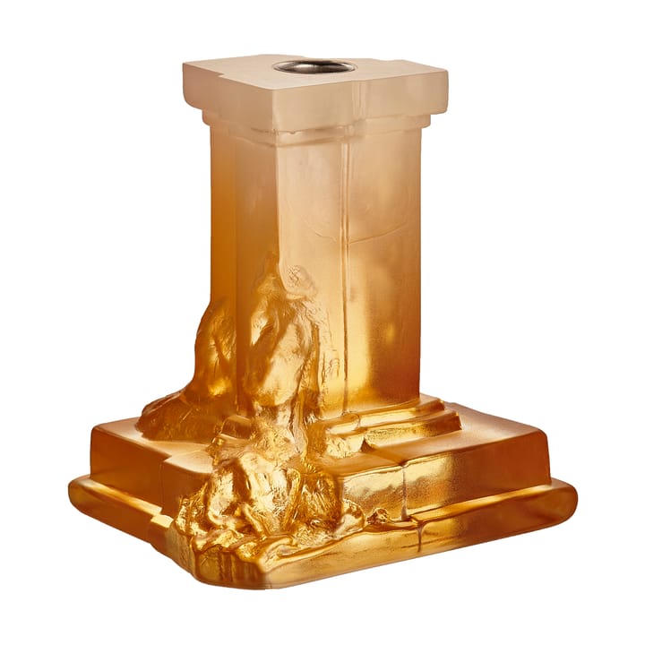 Rocky Baroque lysestage 150 mm - Ravfarvet dis - Kosta Boda