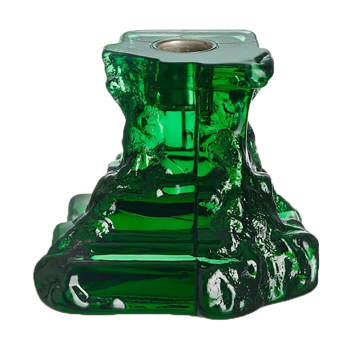 Rocky Baroque lysestage 95 mm - Smaragd grøn - Kosta Boda