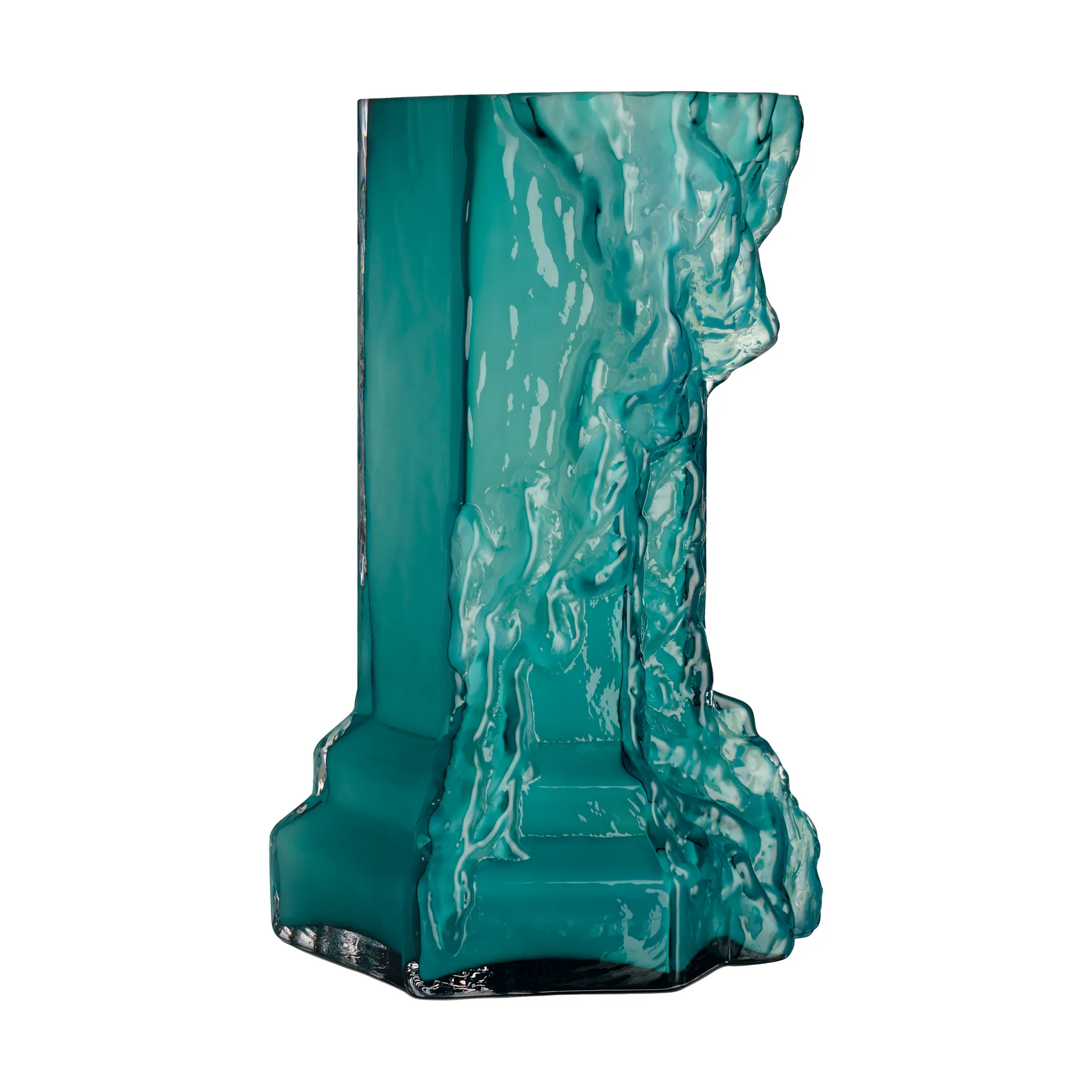 Rocky Baroque vase 35 cmm, Chrysocolla Kosta Boda