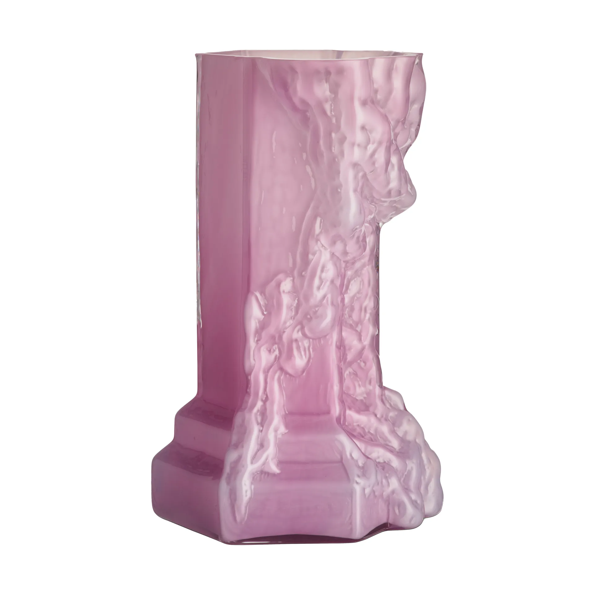Rocky Baroque vase 35 cmm, Cool pink Kosta Boda