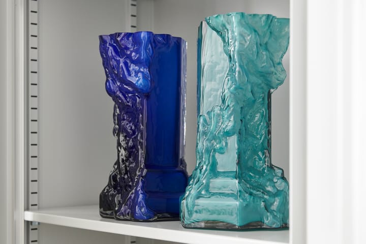 Rocky Baroque vase 35 cmm, Deep blue Kosta Boda