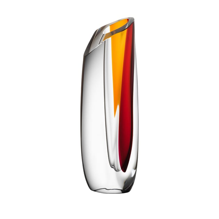 Saraband vase 36 cm - Rød/Orange - Kosta Boda