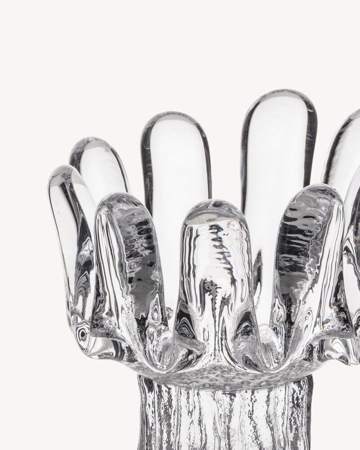 Solros lyslygte 11,5 cm, Klar Kosta Boda