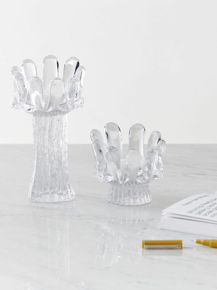 Solros lyslygte 9,2 cm, Klar Kosta Boda