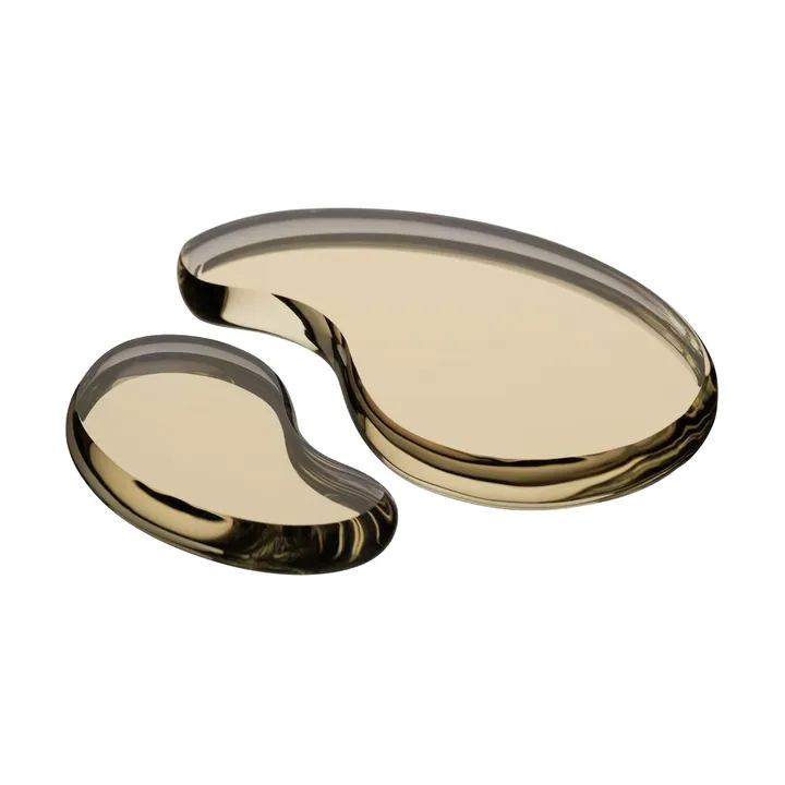 Tears of joy dekorationsobjekt 2 dele - Gull - Kosta Boda