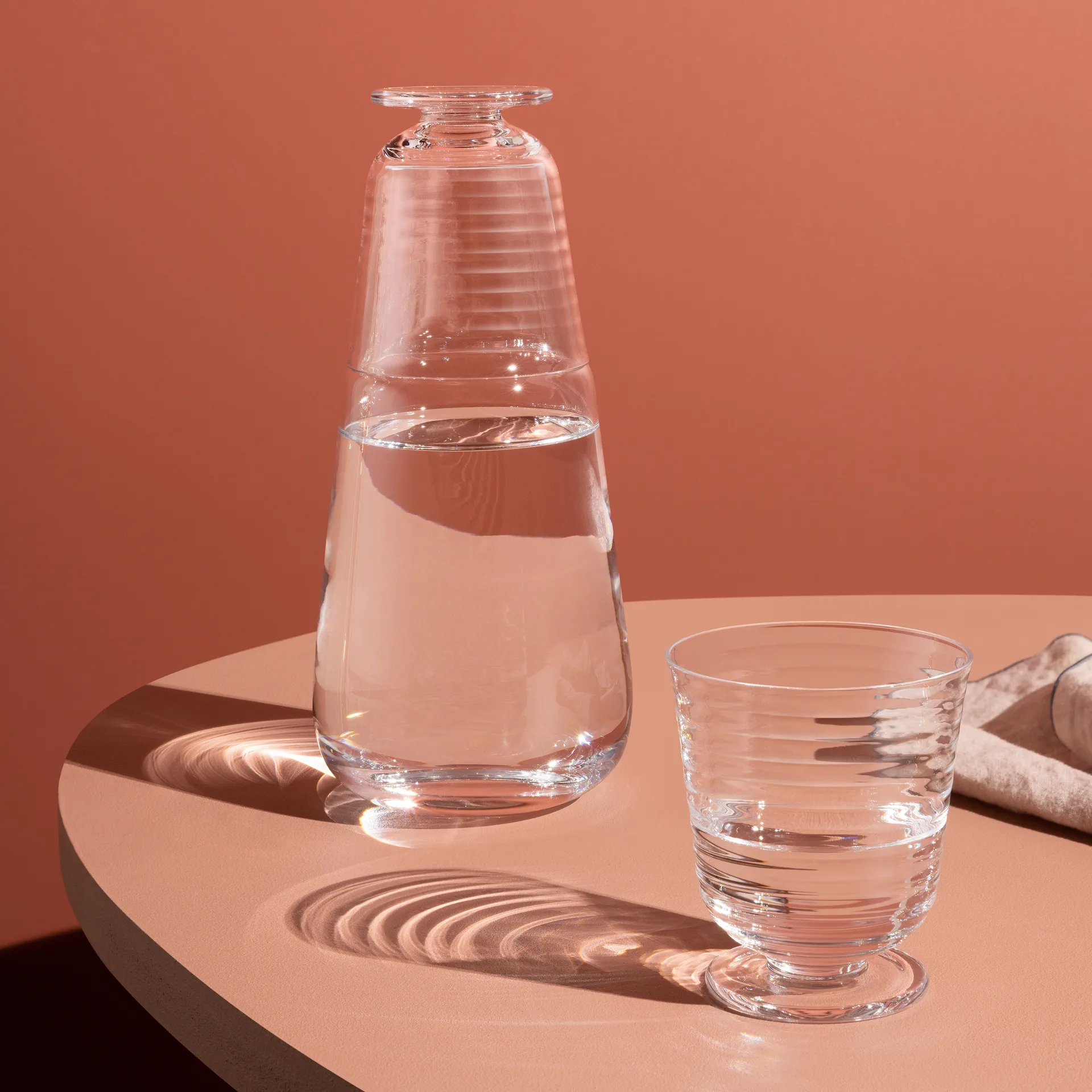 Viva karaffel med glas, Klar Kosta Boda