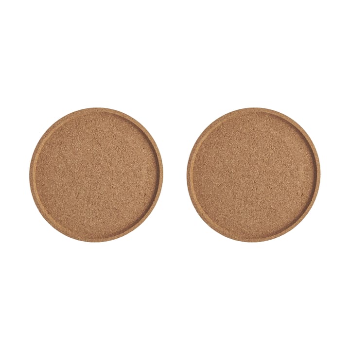 Viva korkunderlag Ø16,8 cm 2-pak - Brun - Kosta Boda