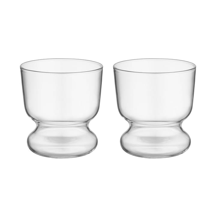 Viva old fashioned glas 28 cl 2-pak - Klar - Kosta Boda