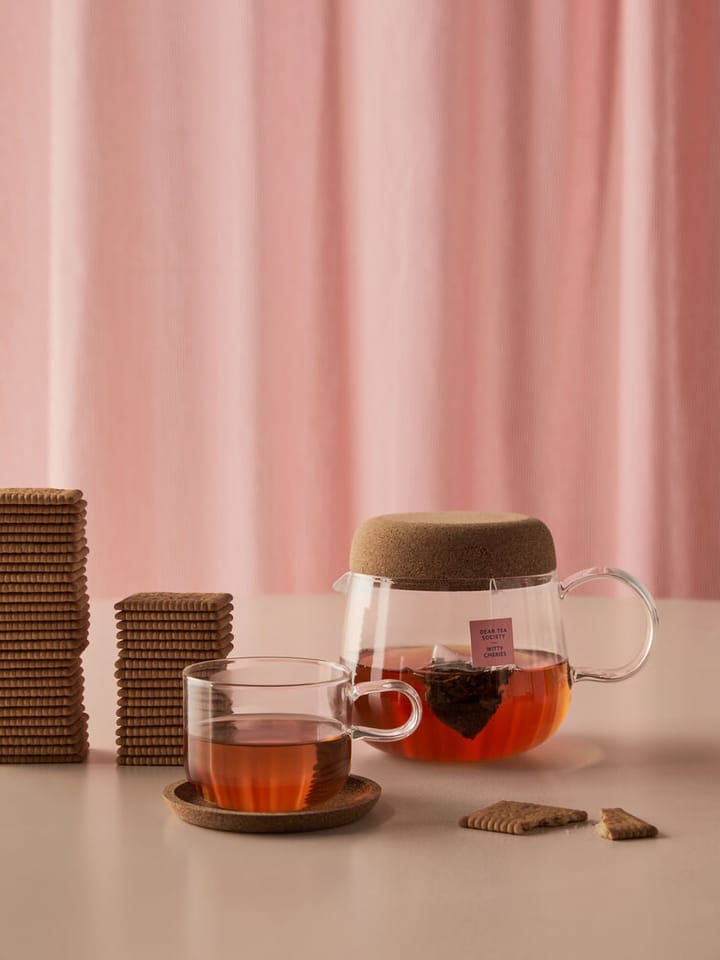 Viva tekande med korklåg 1,2 L, Klar Kosta Boda