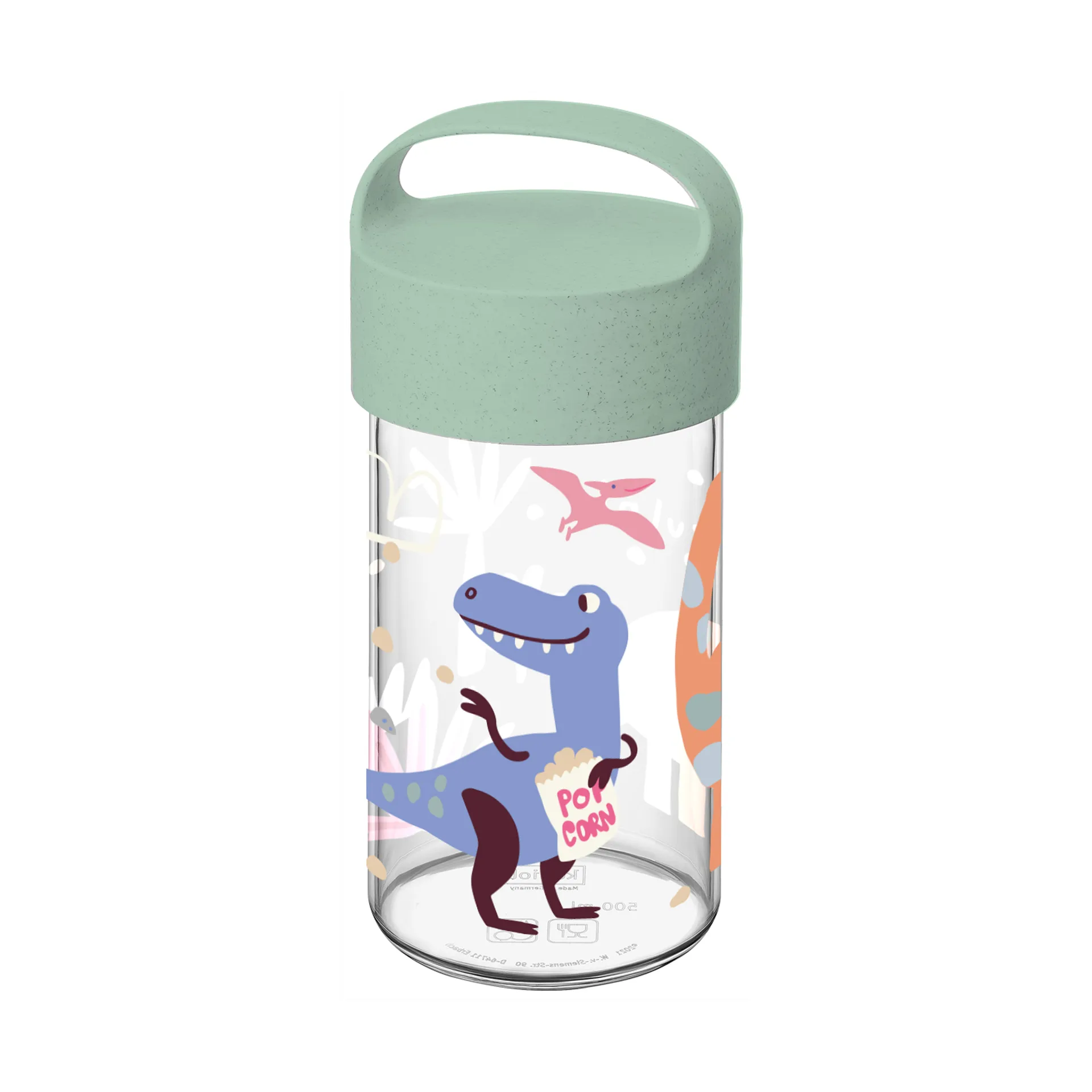 Buddy Snack vandflaske 50 cl, Dinosaurer Koziol