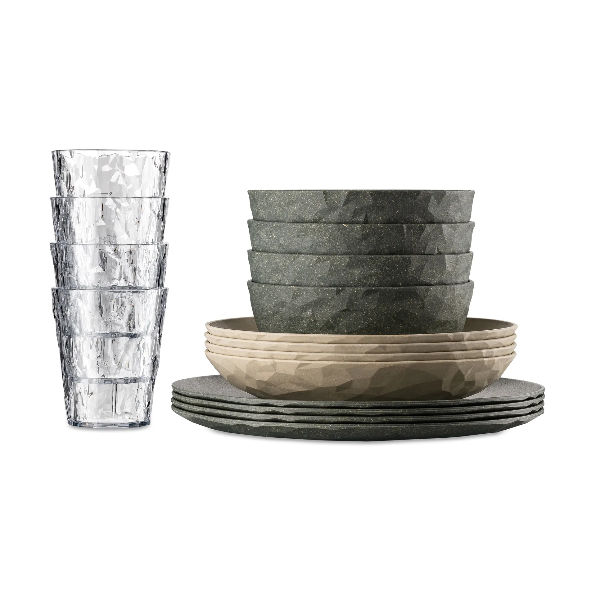 Club Göteborg servicesæt 16 dele, Flerfarvet Koziol