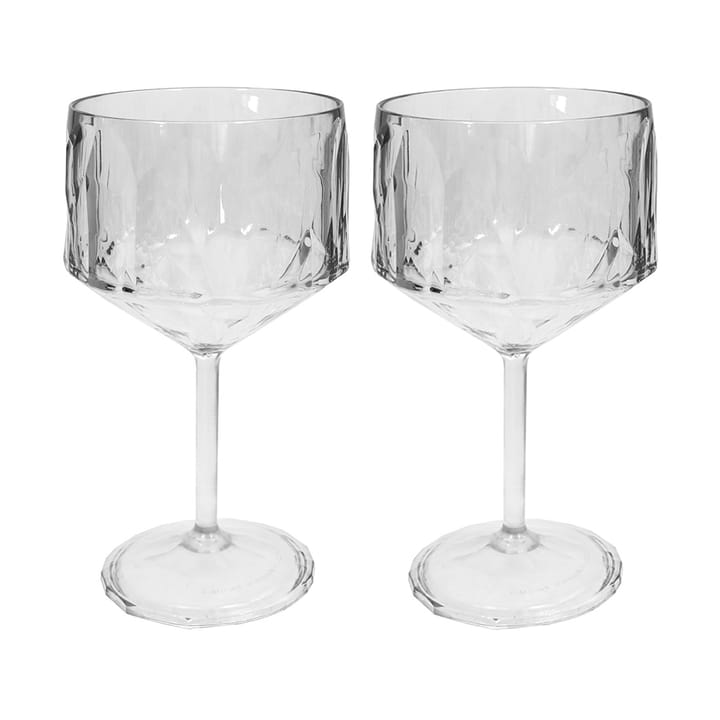 Club No. 15 drinksglas plast 40 cl 2-pak, Krystalklar Koziol