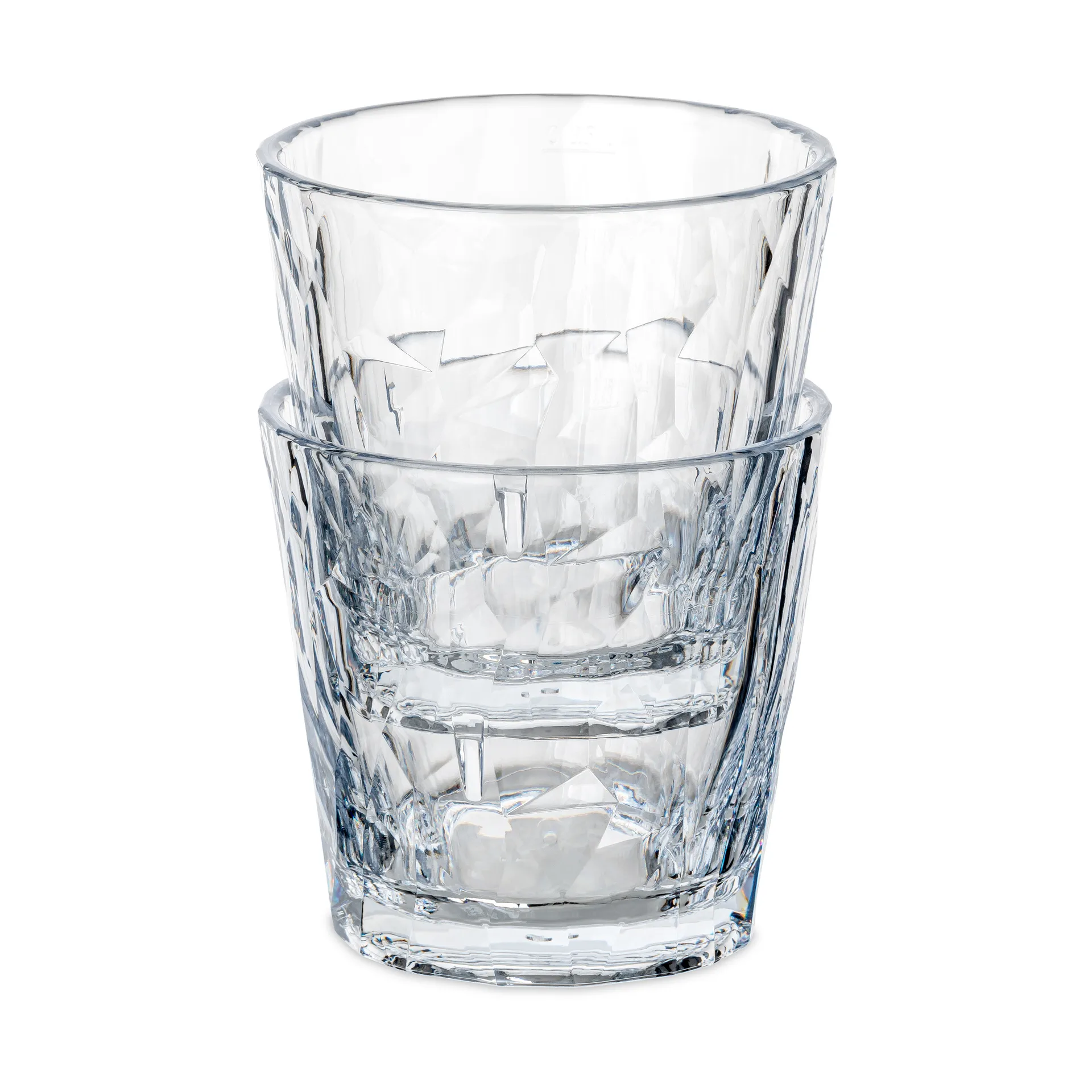Club No. 22 tumblerglas plast 25 cl 2-pak, Krystalklar Koziol