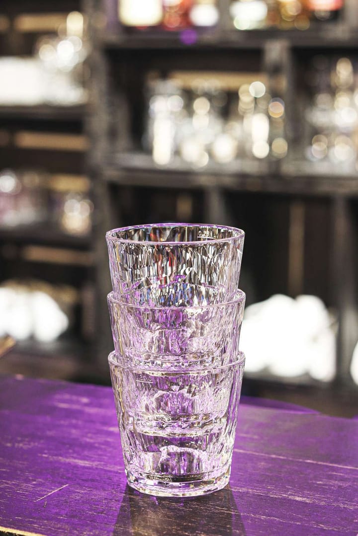 Club No. 22 tumblerglas plast 25 cl 2-pak, Krystalklar Koziol