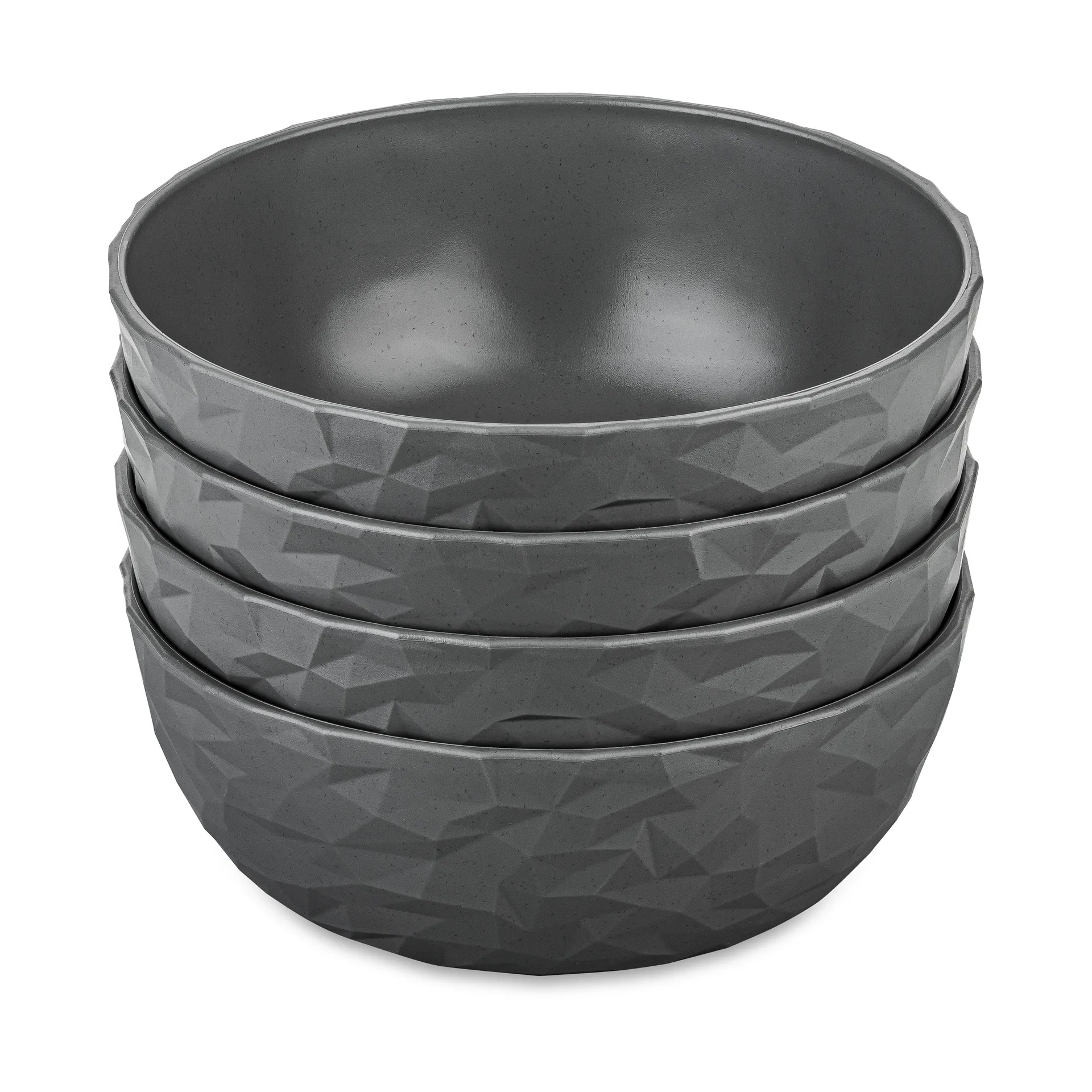 Club skål Ø16,2 cm 4-pak biocirkulær termoplast, Nature ask grey Koziol