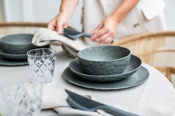 Club skål Ø16,2 cm 4-pak biocirkulær termoplast - Nature ask grey - Koziol