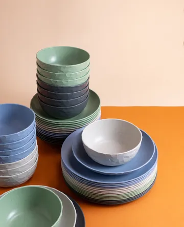 Club skål Ø16,2 cm 4-pak biocirkulær termoplast - Nature leaf green - Koziol