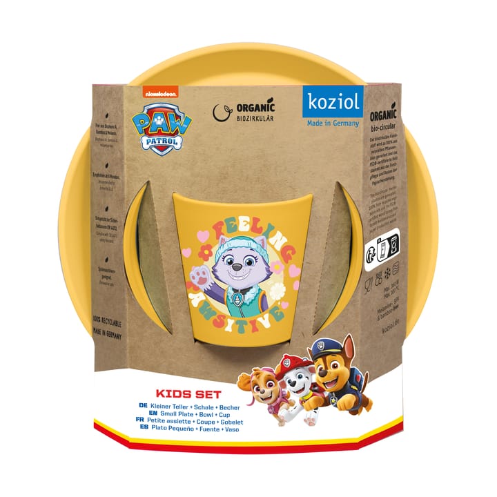 Connect Paw Patrol børneservice 3 dele - Gul - Koziol