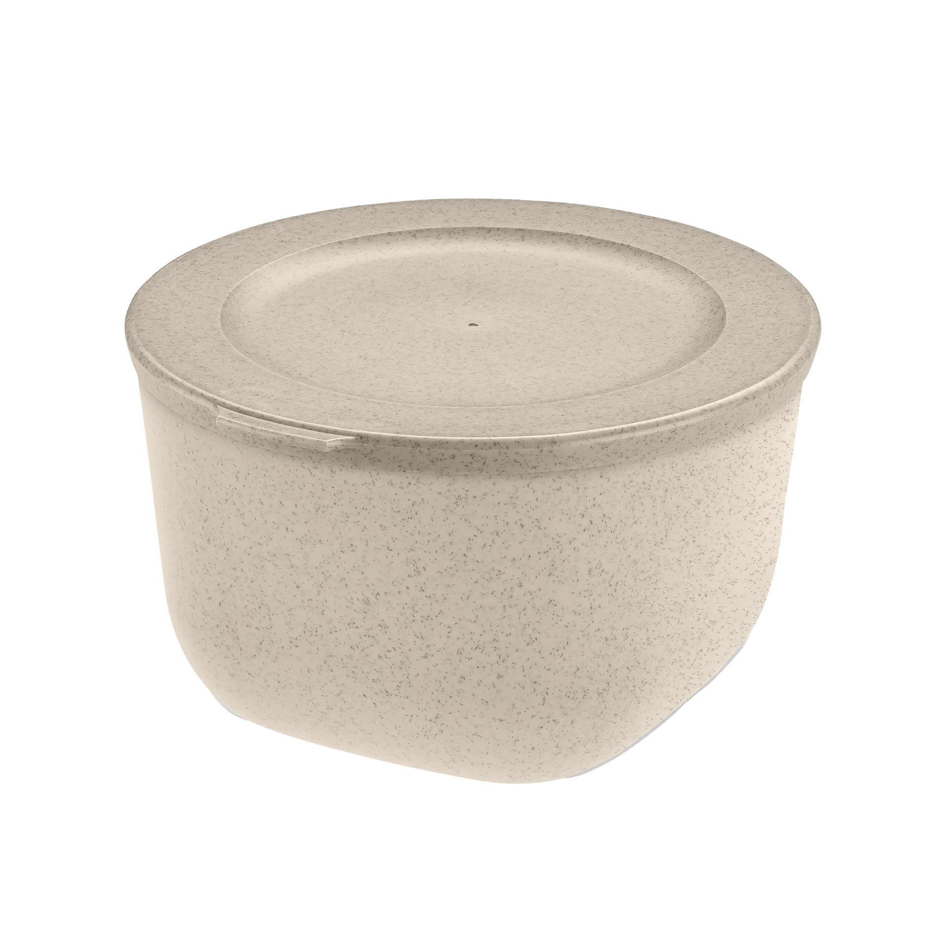 Connect skål med låg 1 L biocirkulær termoplast, Nature desert sand Koziol