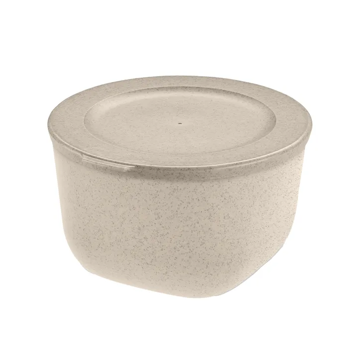 Connect skål med låg 1 L biocirkulær termoplast - Nature desert sand - Koziol