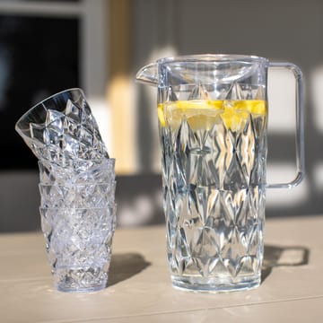 Crystal karaffel inkl. 4 glas - Krystalklar - Koziol