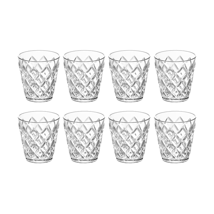 Crystal S Drikkeglas 8-pak - Krystalklar - Koziol