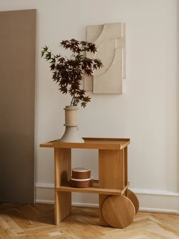 Axis sidebord 42x80 cm - Varm lakeret eg - Kristina Dam Studio