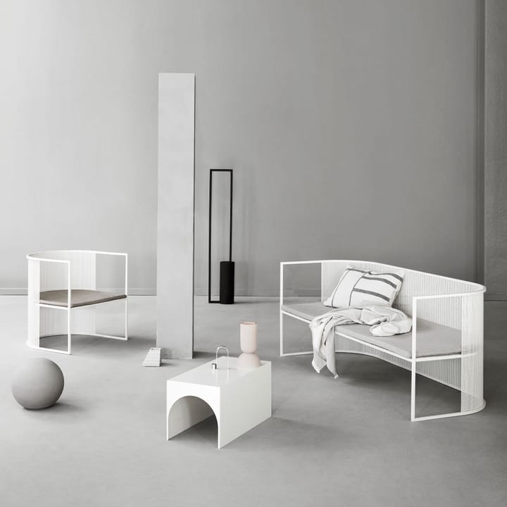 Bauhaus bænk, beige Kristina Dam Studio