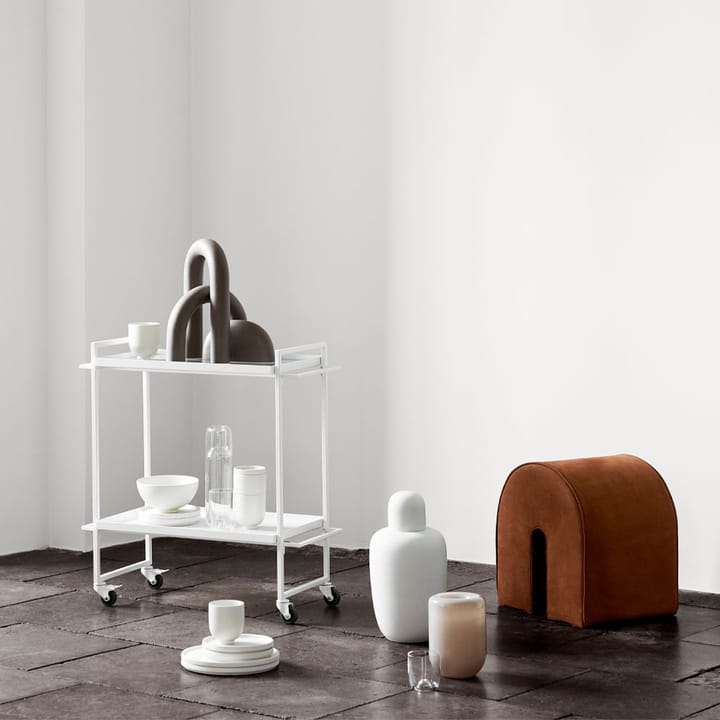 Bauhaus serveringsvogn, White Kristina Dam Studio