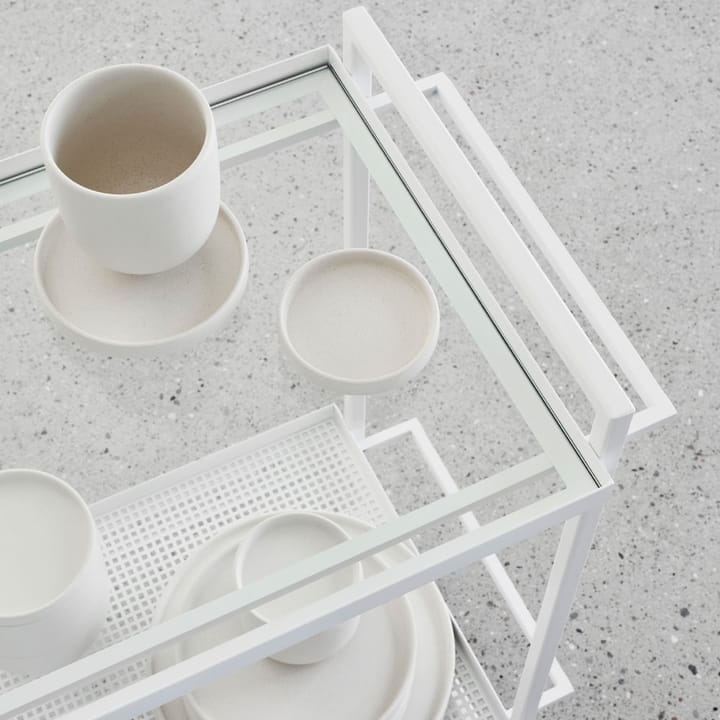 Bauhaus serveringsvogn, White Kristina Dam Studio