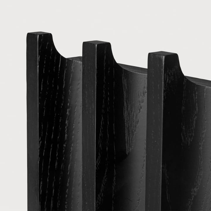 Column tøjknag, Oak black lacquered Kristina Dam Studio