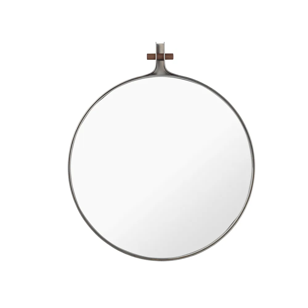 Dowel spejl, Stainless steel Ø35 cm Kristina Dam Studio