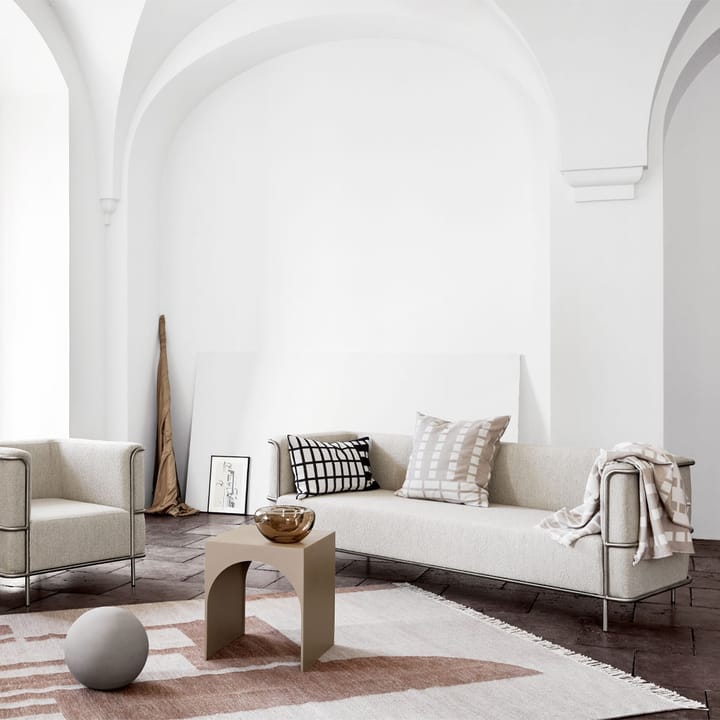 Modernist 2-pers. sofa - stof Orsetto Col.01/2 beige - Kristina Dam Studio