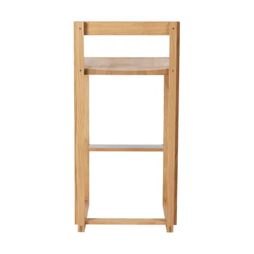 Outline barstol 75 cm - Varm­lakeret eg-børstet stål - Kristina Dam Studio