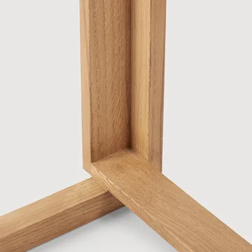 Outline barstol 75 cm - Varm­lakeret eg-børstet stål - Kristina Dam Studio