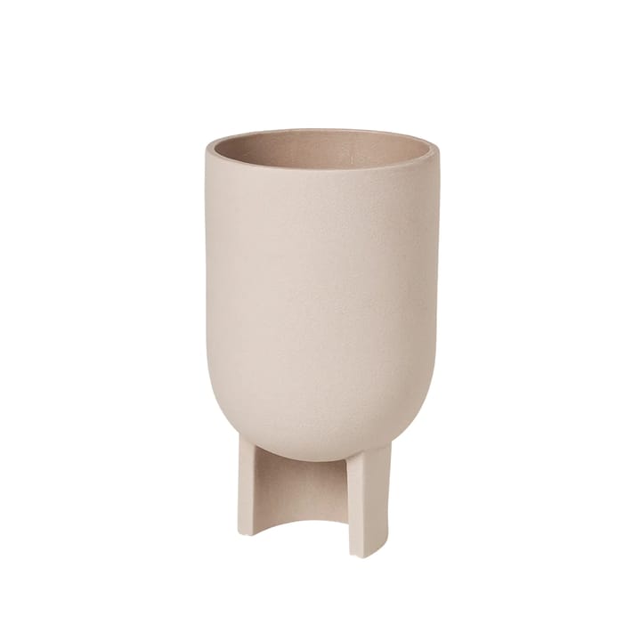 Serene blomsterkrukke M - Terrakotta beige - Kristina Dam Studio