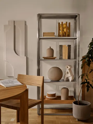 Serif Relief vægdekoration L - Off white - Kristina Dam Studio